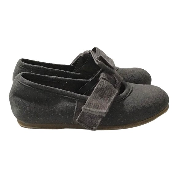 Zara Baby Dream Big Toddler US 5/EU 21 Mary Jane Gray Speckles Slip On Shoes - Picture 1 of 12